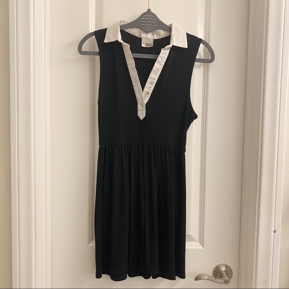 Collared A-line dress: SMALL